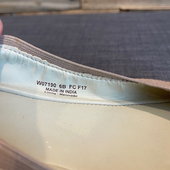 Cole Haan Elbridge Metallic Suede Ballet Flat Gold - Picture 3 of 5